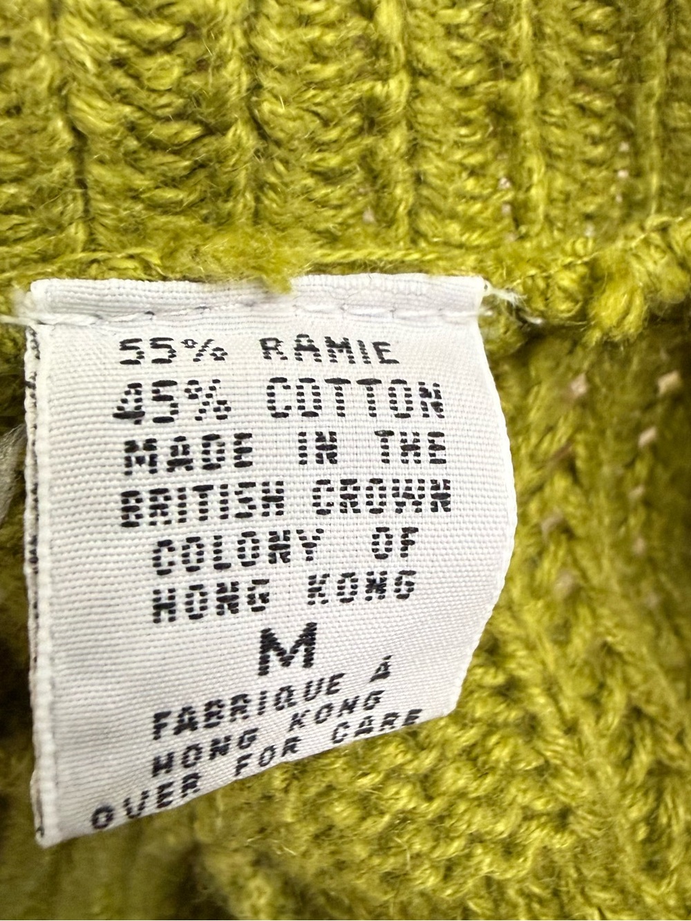 Express Olive Green Checkerboard Button-Up Cardigan - Picture 4 of 8